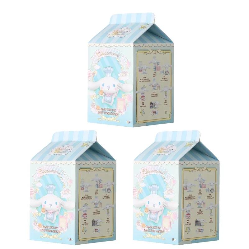 Genuine MINISO SanrioBlind Box Cinnamoroll Cooking Hut Series TidePlay Ornaments Model KawaiiAnime Doll Decoration ChildToy Gift