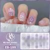 Waterproof No-bake Gel Nail Polish Film Full Sticker Japanese and Korean Style Love Nail Art Film Paper Nail Film Paper Patch