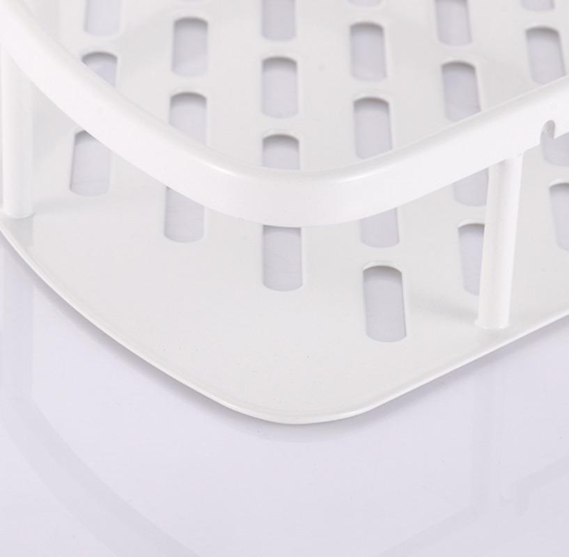 Prateleiras de Banheiro Prateleiras Sem Furos Prateleira de Canto para Chuveiro Organizador de Artigos de Higiene para Chuveiro Organizador de Temperos para Cozinha Acessórios de Banheiro