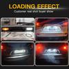 2pcs Canbus LED Number License Plate lamp For Mitsubishi  Lancer Sportback Outlander 2006-2012 Peugeot 4007 Citroen C-Crosser