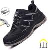 New Men's Safety Shoes, Puncture Resistant Work Shoes, Men's Protective Shoes, Wear-resistant Work Boots Tactical Boots
