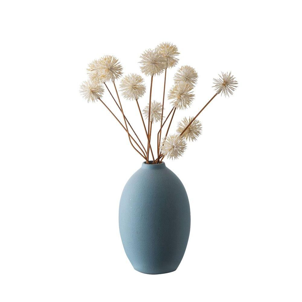 12pcs Handmade Artificial Prickly Ball Realistic Fake Plants  Vase Decor