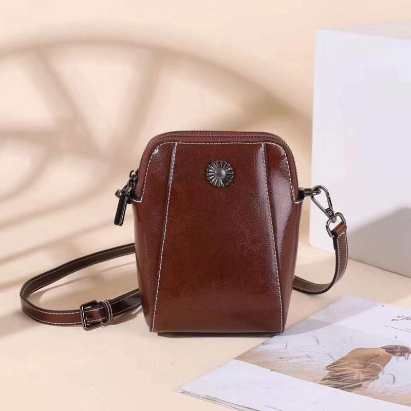 

Женская сумка через плечо, весенне-летняя сумка на одно плечо, сумка для мобильного телефона кофейный