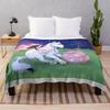 Оками Аматэрасу Ультрамягкое Микрофлисовое Одеяло Японское Лисье Плед для Дивана Дивана Кровати Гостиной Одеяло на Животную Тему