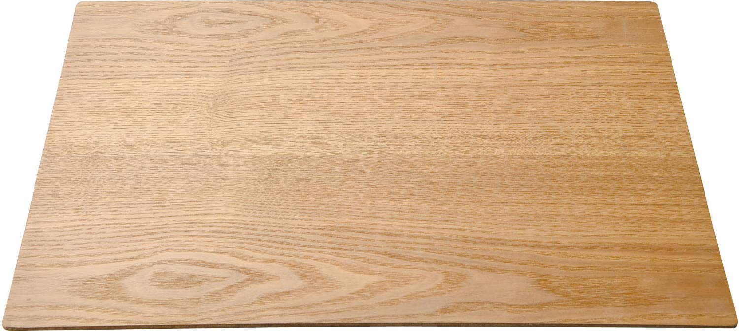 Ase Shinzo Shoten Long Actual 39 x 29 x cm 13.0 Placemat, Ash, R37-07, Size 0.6
