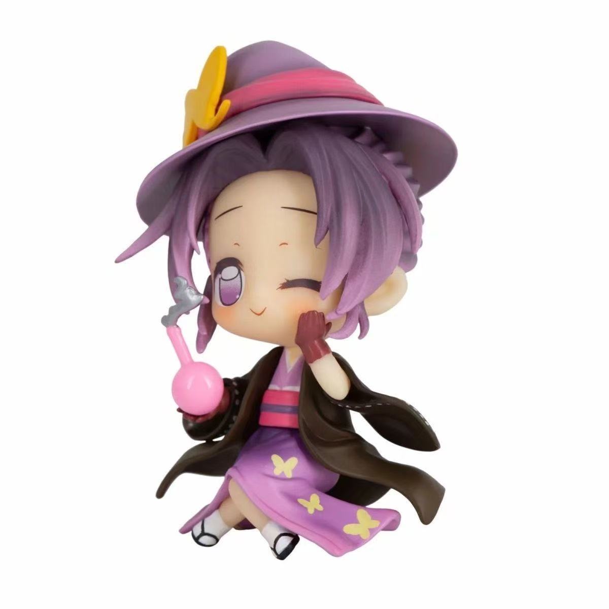 

Anime Demo Slayer Q Version Figure Adorable Series My Wife Shanyi Kimetsu No Yaiba PVC Car Action Figure Dolls Desktop Ornament