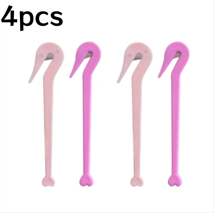 2-6pcs Hair Bands Rubber Cutter Simple DIY Rubber Band Remover Hook Disposable Hair Tie Remover Knife Salon Hair Styling Tool