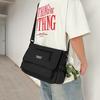 Wind Tooling Large-capacity Messenger Bag Men's and Female Students' Class Bag Can Put Books, Casual Shoulder Bag