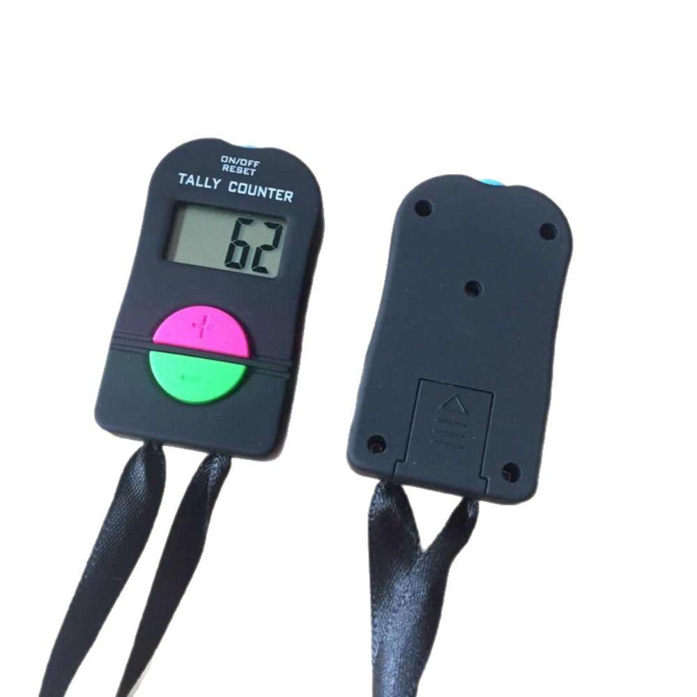 0-9999 Range Digital Counter LCD Display Add Subtract Counter Hand Tally Clicker Supermarket Use