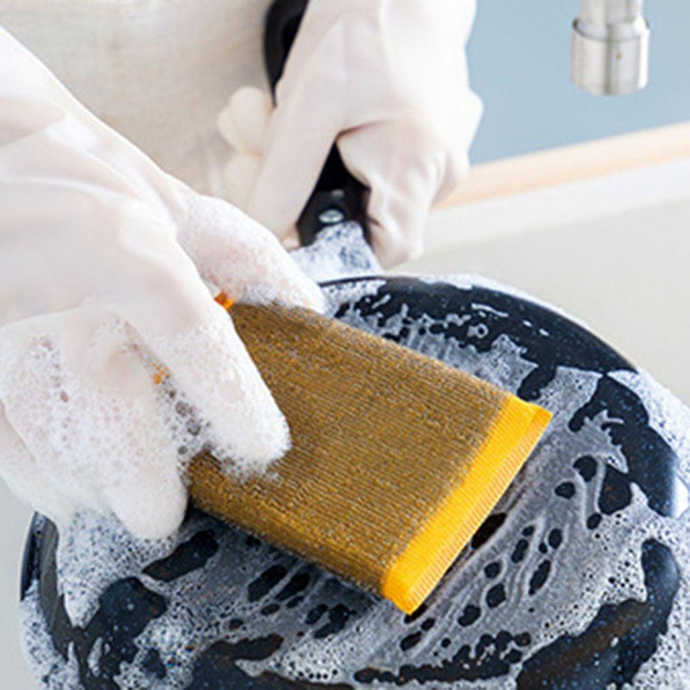 

6pcs Rectangle Dishwashing Sponge Non-Scratch Scrub Sponge Pads Decontamination разноцветный