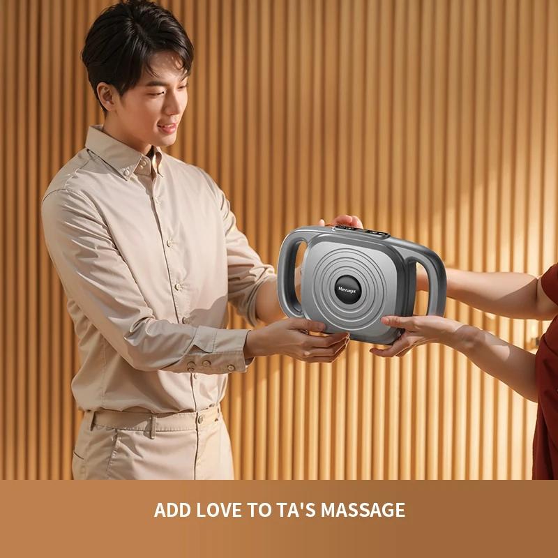 Sechs-Kopf Faszienpistole Muskelmassagegerät Pistole Hochfrequenz Rücken Taille Massagegerät Körper Schulter Professionelle Faszienmassagepistole