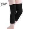 Cold Weather Leg Warmers Soft Knee for Protection Breathable Cotton Sleeves Anti Knitted Protectors Slip Warmers Elastic Thermal Pads Autumn Winter
