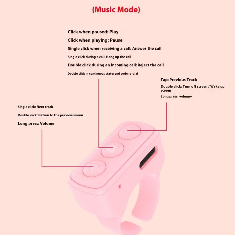Handheld Video Recording Remote For Short Films Innovative Scrolling Rings Lightweight Design Support Fast Charging