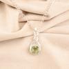 Green Amethyst Gemstone 925 Sterling Silver Jewelry Handmade Stylish Pendant CP-25-17