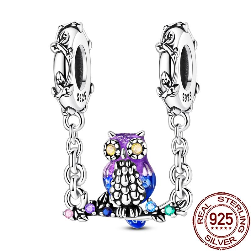 New Charms Copper Cute Animal Pets Charm Beads Fit Snake Chain Bracelet Necklace Women Diy Jewelry