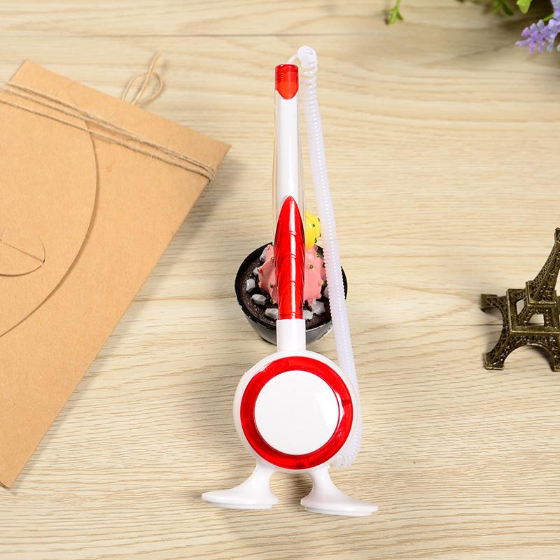 1Pc Hospital Bank Hotel Front Desk Signature Pen, Feet Can Be Glued To The Desktop Signature Pen