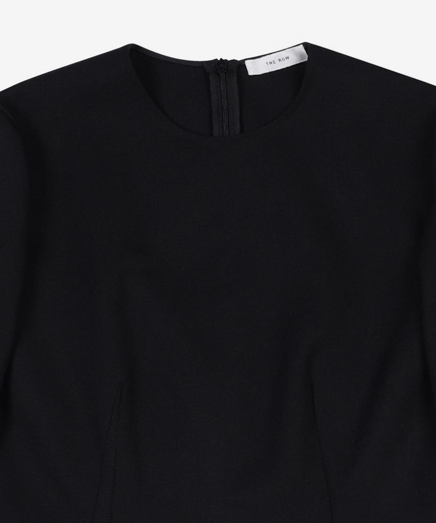 The Row Lucien Asymmetrical Dress - Black / 6802W2312Blk