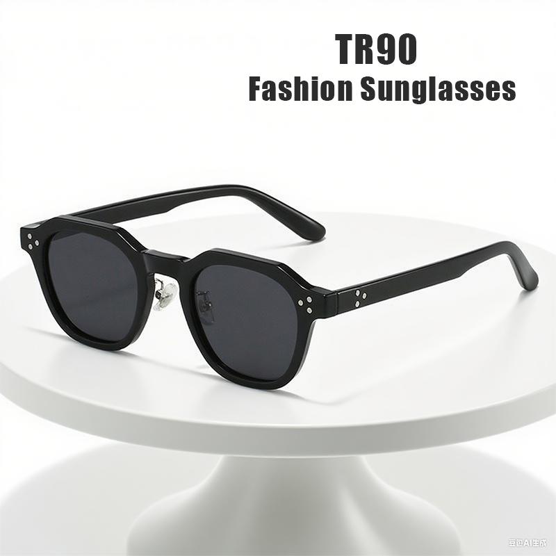 UV Protection Lightweight Comfortable Durable High Quality Stylish Retro High End Trendy Square Shaped Sun Glasses