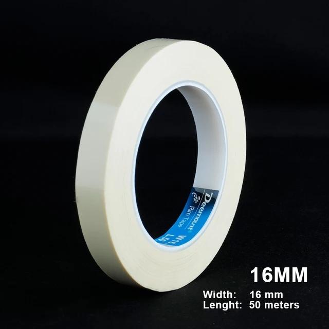 

Deemount Bicycle Tubeless Rim Tape MTB Road Bike Rim Tensilized Straps 0.012mm Thickness Length 50 m Multi Width Options W16mm 50M