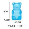 Needoh Gummy Bear Squishy Stress Ball Slow Rising Translucent Squeeze Fidget Toy Stress Anxiety Relief For Teens Adults Age 14+