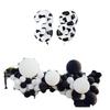 1pcs American Version 40inch Cow Print Large Cartoon Digital Balloon Black and White Print Children and Baby's Birthday Number