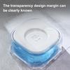 Floating Bowl Transparent Pet Water Dispenser 2000ML Large Capacity Suspended Plate Design Stable Water Surface Pet Dish