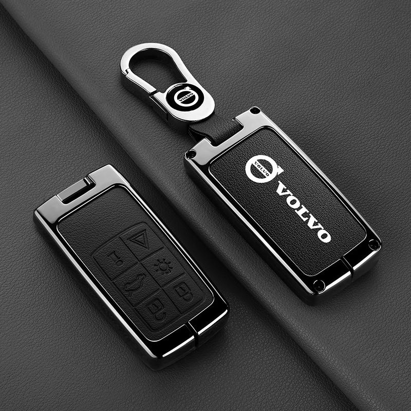 Zliatinový kryt puzdra na diaľkové ovládanie kľúča od auta Držiak pre Volvo S60 S80 V60 XC60 XC70 S60L S80L V40 XC90 Príslušenstvo s plnou ochranou