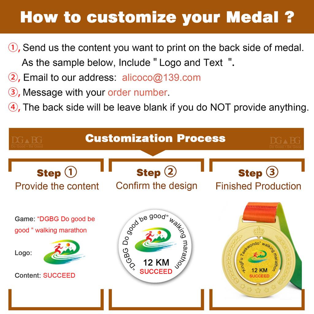 Running Runner Gold Medals Trophy Award With Neck Ribbons Express Medal Various Souvenir School Sports Prize Gift Custom Made