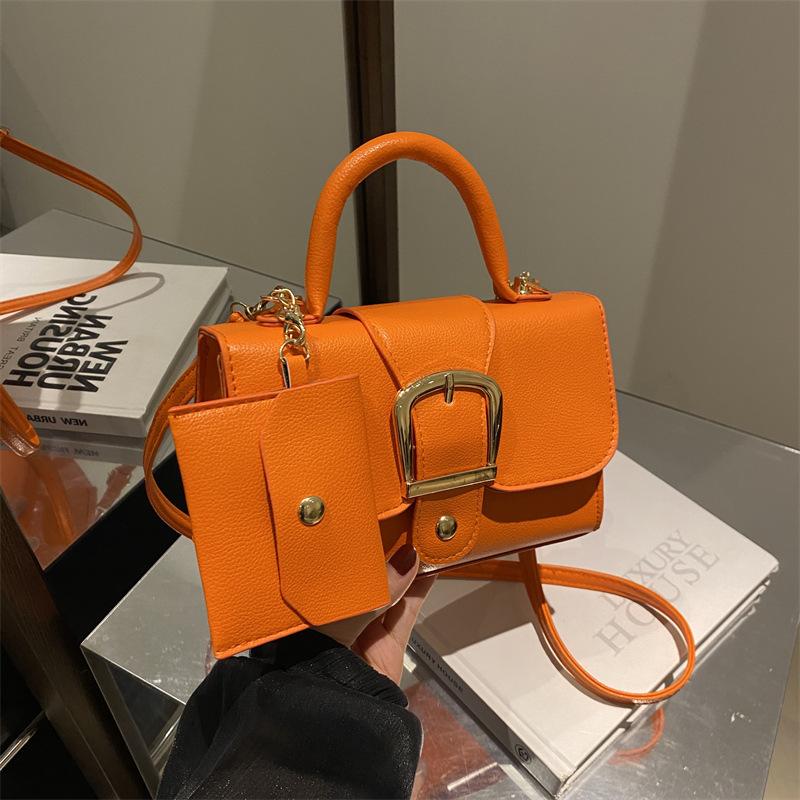 Personality Beautiful Foreign Style Small Square Bag 2025 New Simple Retro Handbag Trendy Foreign Style Crossbody Shoulder Women's Bag
