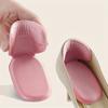 2pcs/1pair-T-shaped sponge knitted stickers, insoles, knitted protection of shoes, high heels, plug-ins, heel pads, ladies.