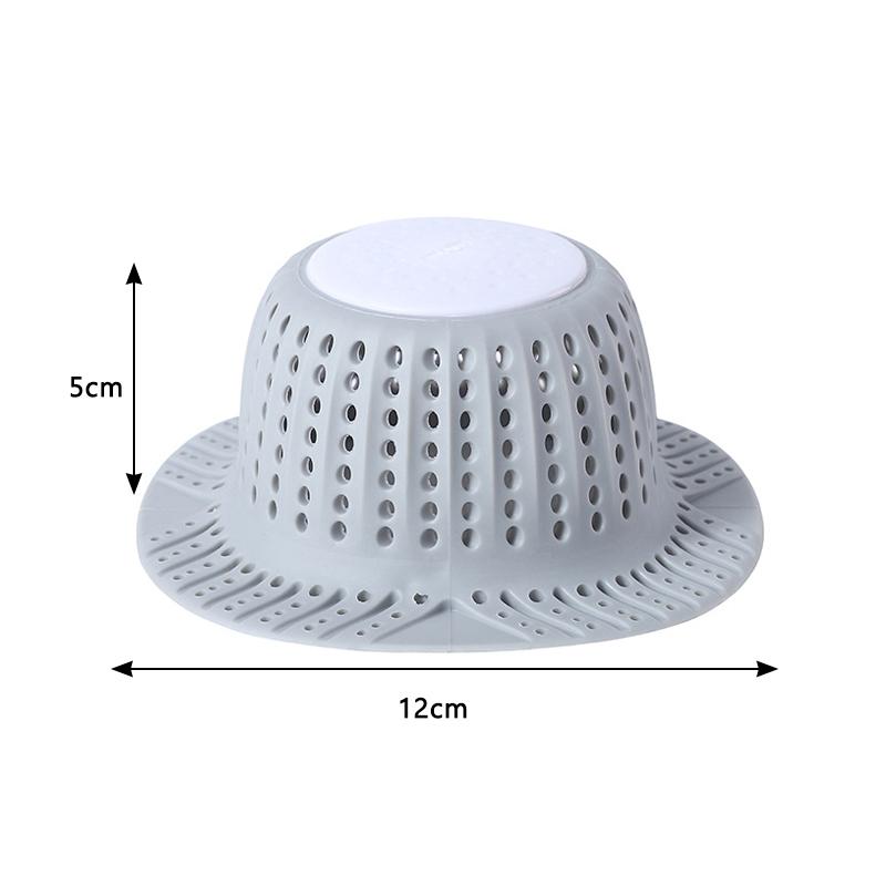 Silicone Floor Drain Hair Catcher Washbasin Bathtub Sink Filter Drain Anti Clogging Hair Blocker Bathroom Kitchen Sink Strainer