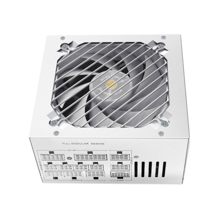 Mars Gaming Mpb1000psi Fuente Alimentación Modular Atx 3.1 1000w 80 Plus Gold Blanco