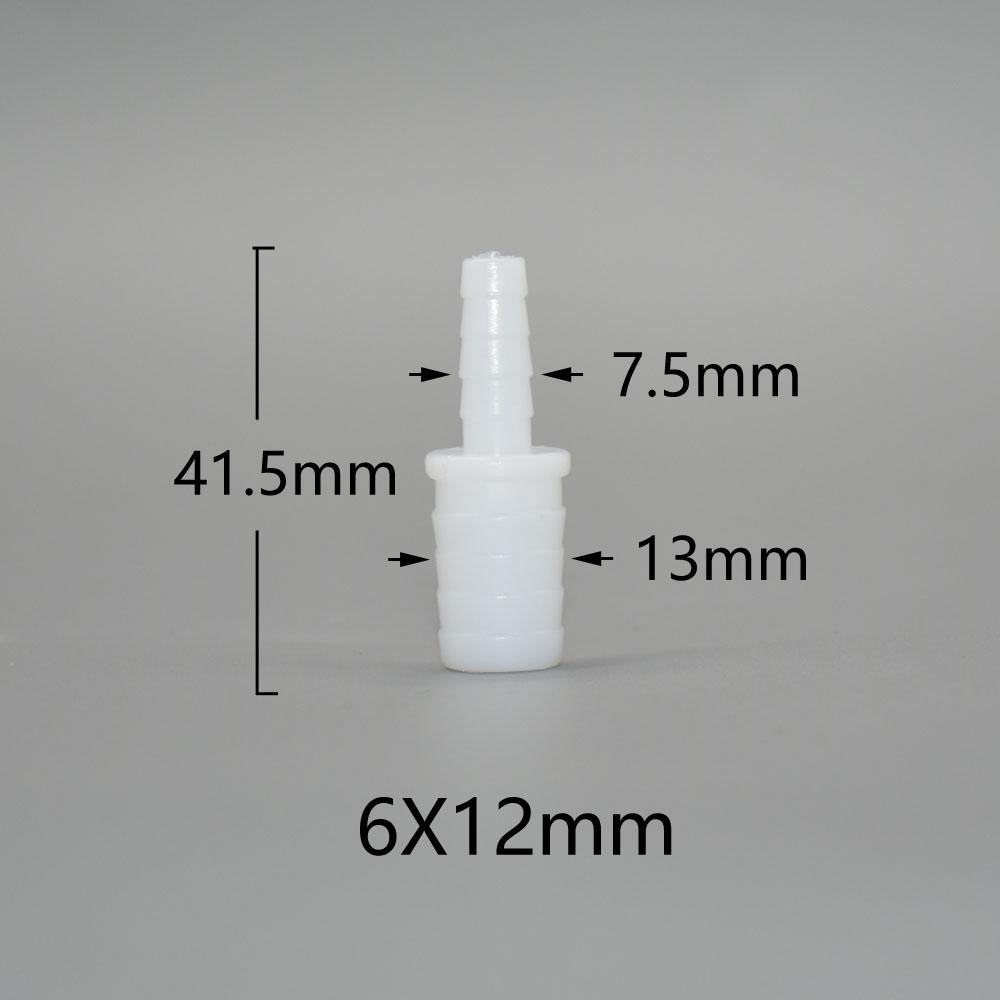

4~9mm PE Barb Reducer Connector Food Grade Direct Connectors Aquarium Tank Air Pump Adapter Irrigation Hose Joint