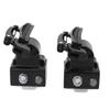 Helmet Lens Wiping Unit with Plastic Housing, Two Push Controls and Built-In Warning Light for Rainy Road Travel