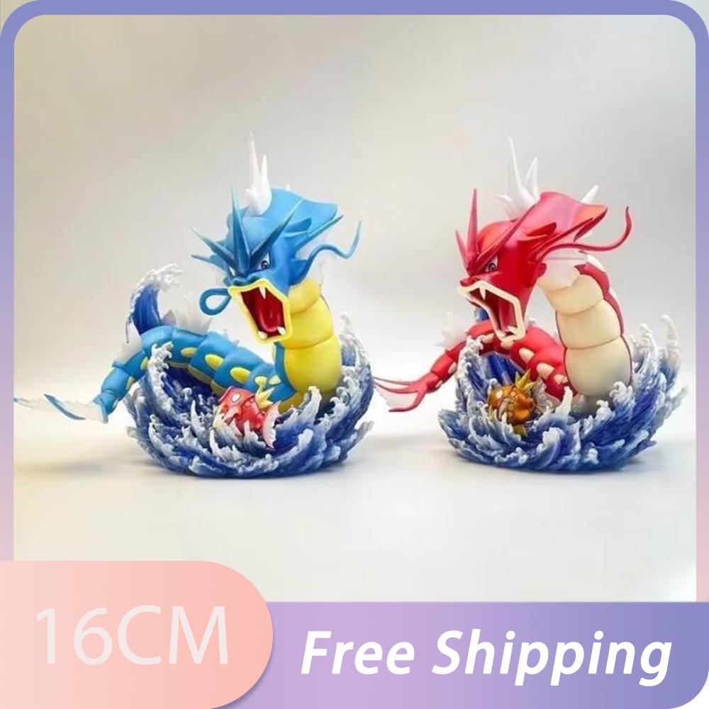 Anime Pokemon Figure Gyarados Action Figures Cute Gyarados Figurine Pvc Statue Model Doll Collection Decora Toys Gifts For Kids