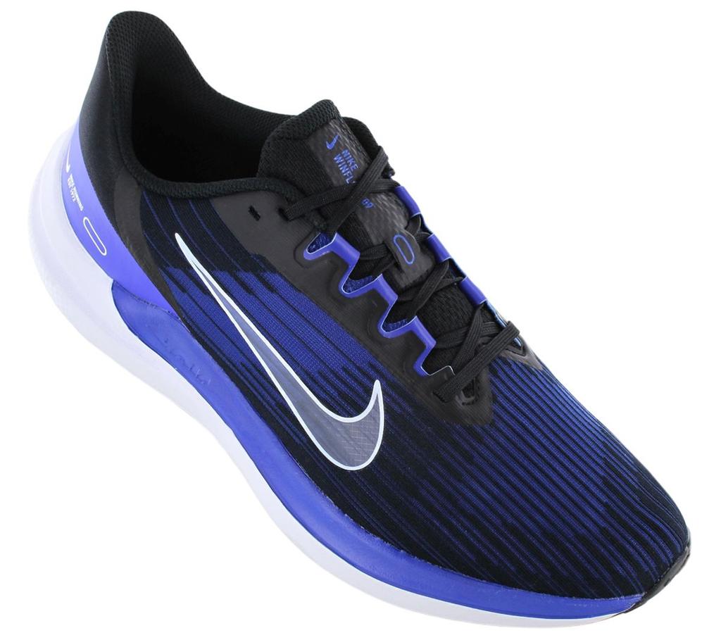 Nike Air Winflo 9 - Men's Running Shoes Black-Blue DD6203-004 ORIGINAL