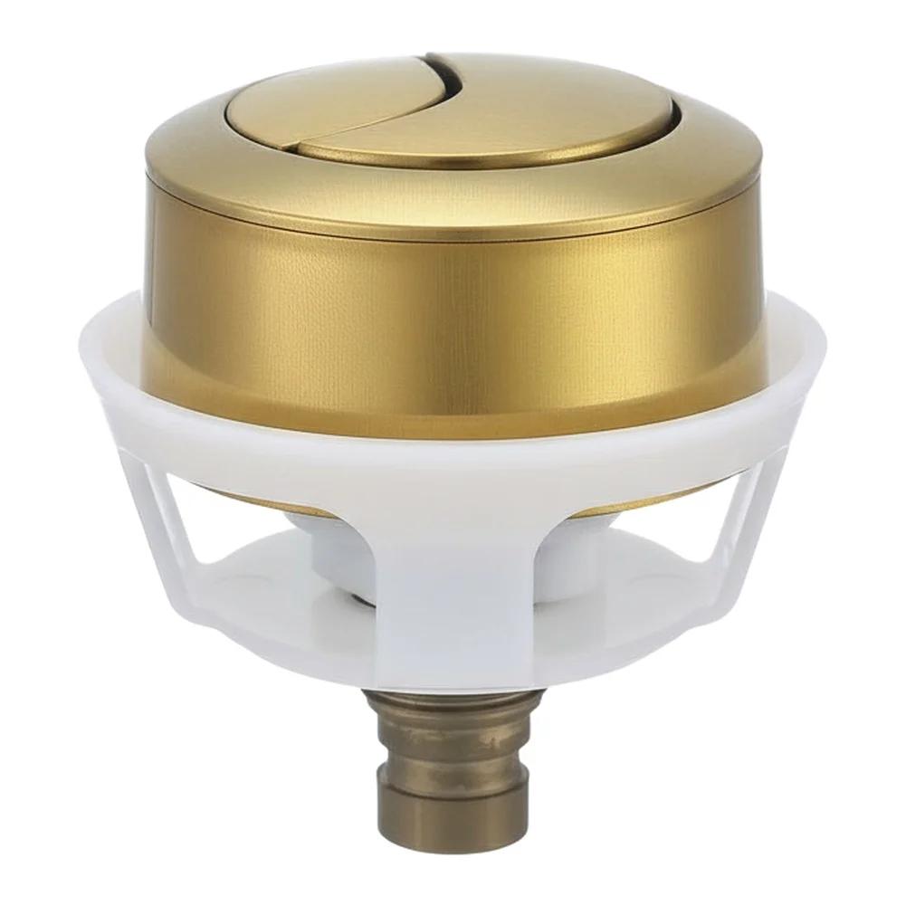 1PC Toilet Flush Button Wire Controlled Drain Valve Button Allows For Accurate Flushing, Top Side Press Bathroom Accessories