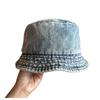 Cap Fisherman Denim With Uv Protection And Water Wash Finish For Gift Women