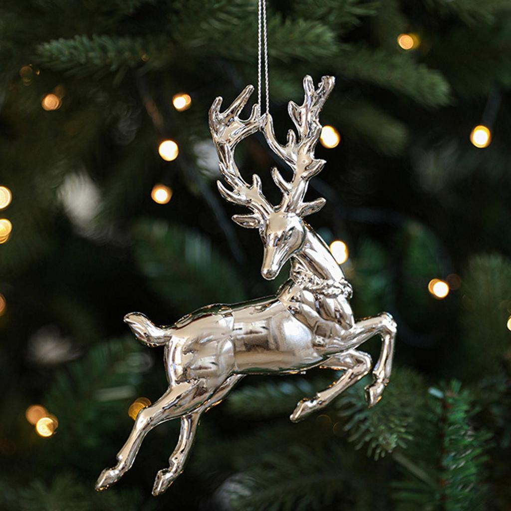 Ornaments For Christmas Tree Glossy Christmas Decor Seasonal Pendants Charm For Home Winter Holiday Porch Window Front Door Tree