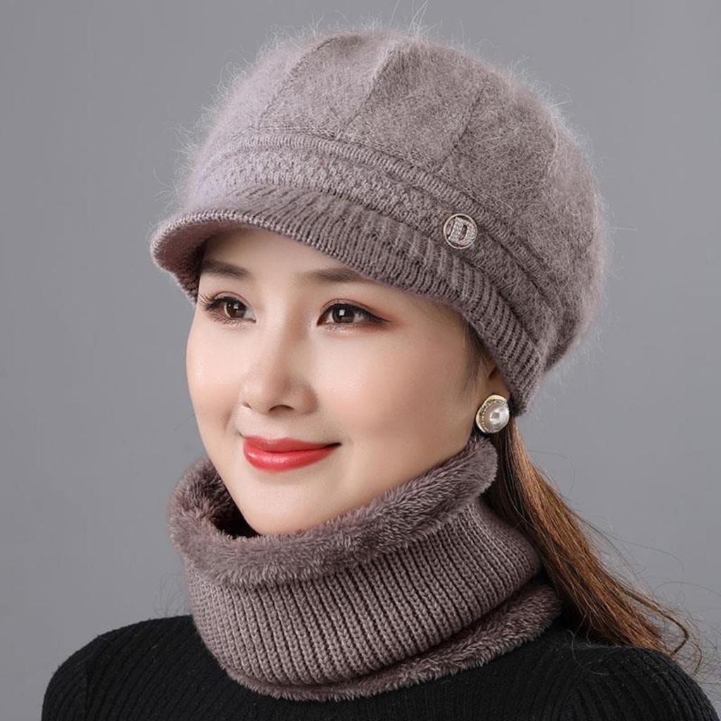 Women's Warm Dual-use Pullover Sports Hat Casual Ear Cap