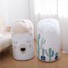 Waterproof Drawstring Quit Storage Bag PEVA Moisture-proof Large Capacity Clothing Organizer Type 1