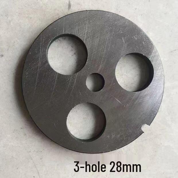 32-Type Meat Grinder Accessory Set: Cross Blade, Round Blade, Grating Plate, Hole Plate, Stainless Steel Blades