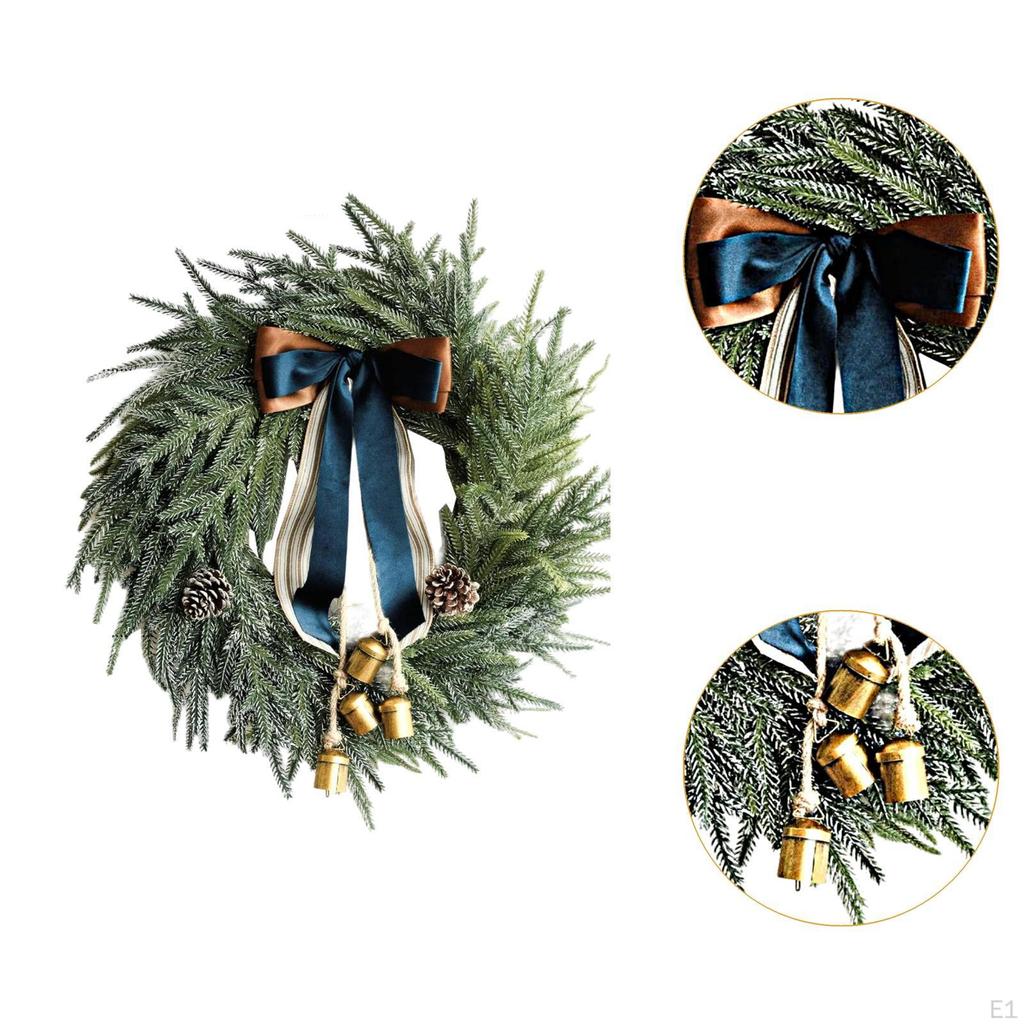 Christmas Wreath, Front Door Ornaments, Outside Xmas Holiday Garland