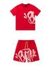 Syna World Summer Cotton Tracksuit: Loose Round Neck T-Shirt & Casual Shorts