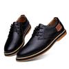 Men Oxfords Genuine Leather Dress Shoes Brogue Lace Up Italian Mens Casual Shoes Luxury Brand Moccasins Loafers Plus Size 38-48