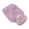 PVC Hot Water Bag with Soft Plush Cover Leakproof Winter Warm Bed Warmer Water Bag 1000ml Purple