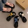 Rhinestone temperament fashionable thick-bottomed cool slippers spring and summer new daily versatile slippers fairy trend
