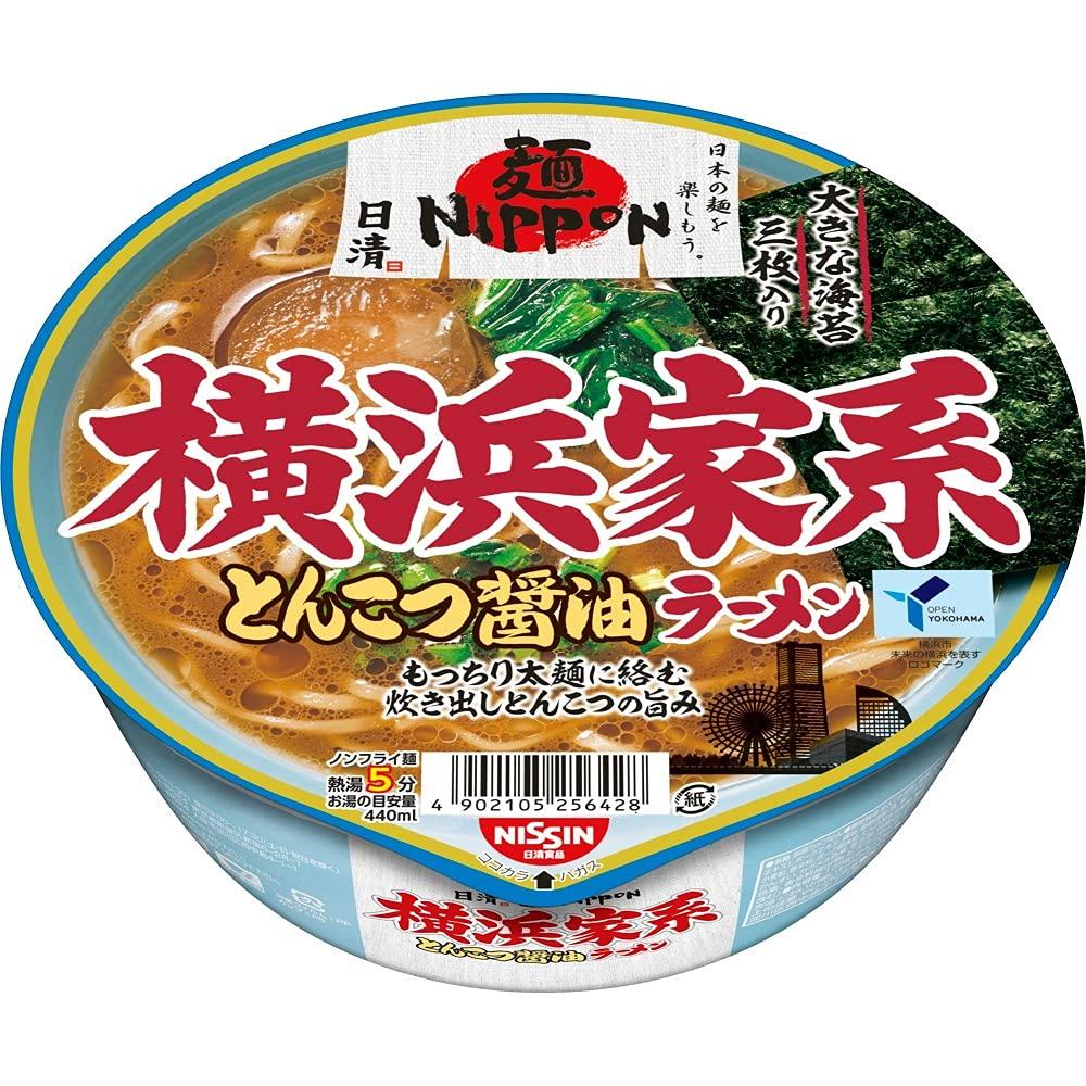 

Nissin Men Nippon Tonkotsu Soy Sauce 119g x 12 packs Yokohama-style Ramen,