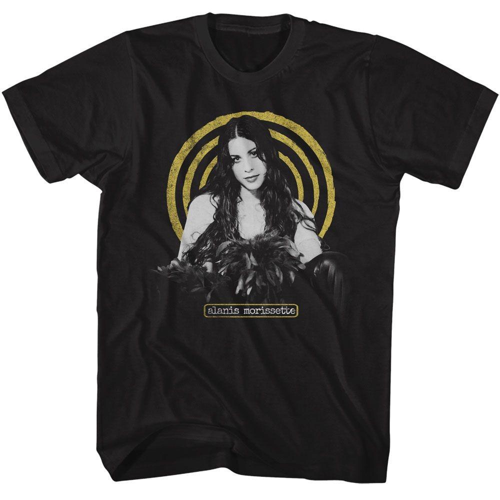 Alanis Morissette Yellow Spiral Music Shirt S
