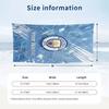 Beach Towel Manchester City Print Custom Name Text Soft Towel for Swimming Pool